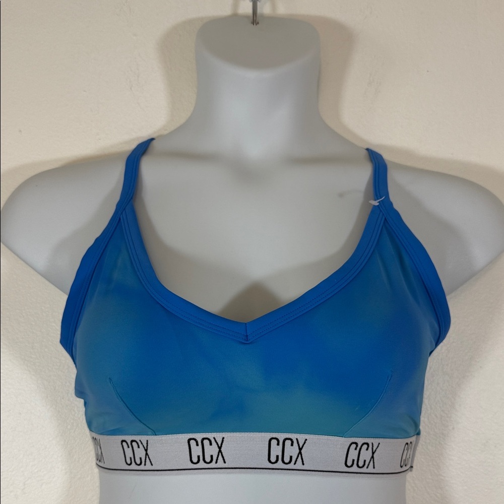 City Chic CCX Blue Soft Cup Sports Bra NWT Size 14 SKU1370